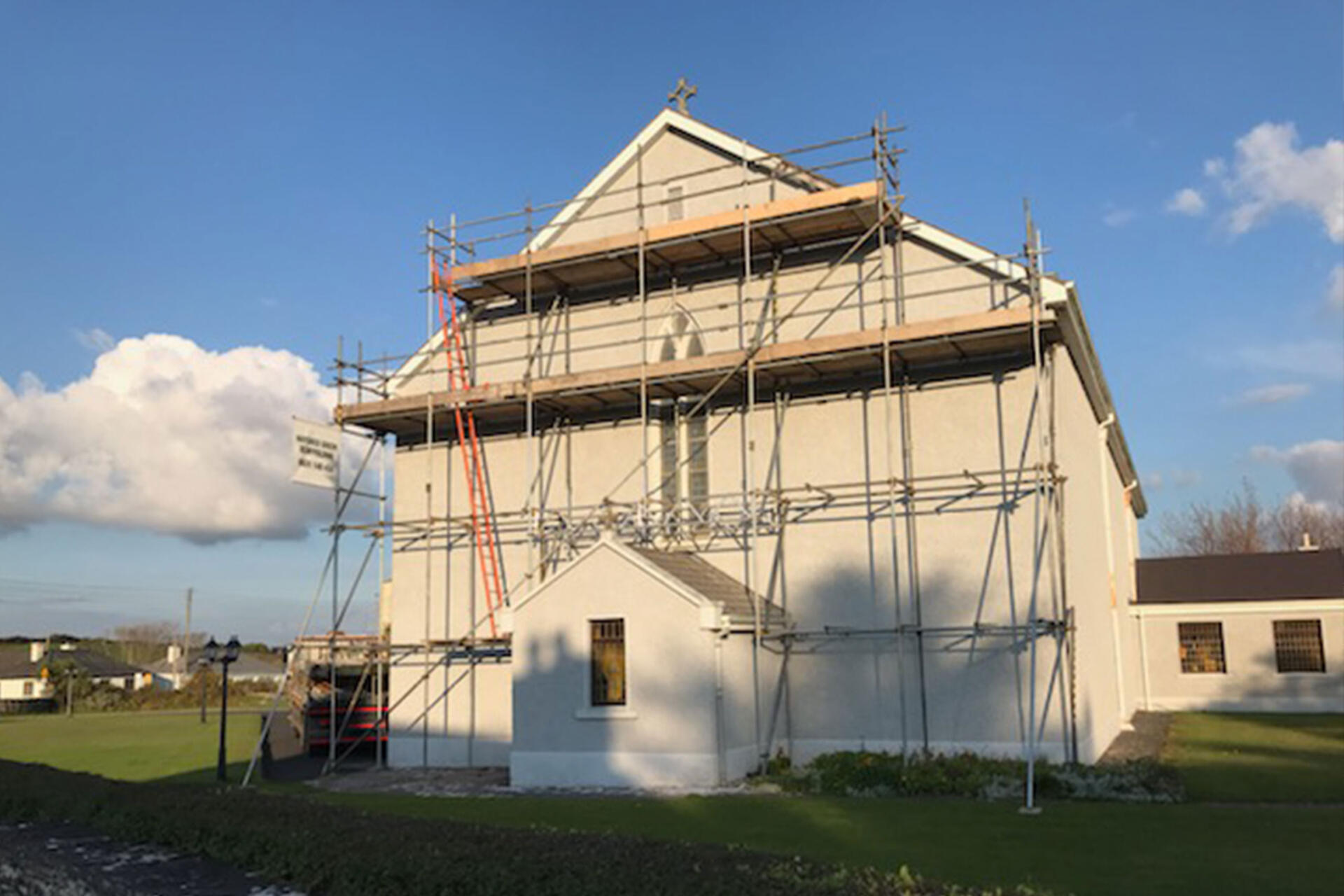 Hayshed Green Church Conservation Scaffolding